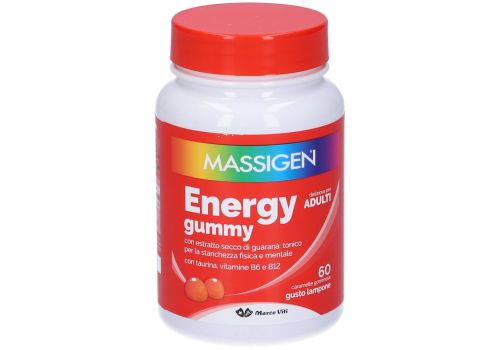 Massigen Energy Gummy integratore ad azione tonica 60 caramelle gommose