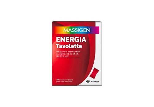 Massigen Energia 30 tavolette masticabili