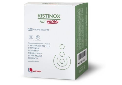 Kistinox Act Probio  integratore per il benessere delle vie urinarie 10 bustine