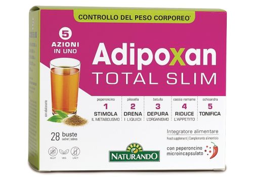 Adipoxan Total Slim integratore per il controllo del peso 28 bustine