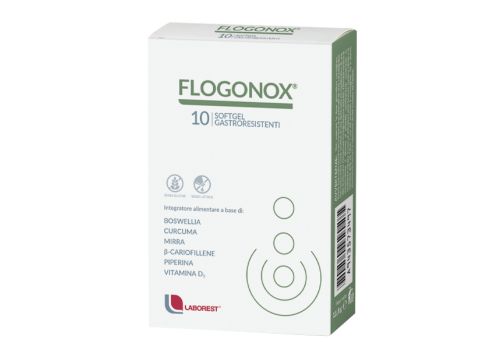 Flogonox integratore per il benessere urogenitale e osteoarticolare 10 capsule softgel