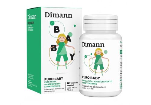 Dimann Puro baby integratore per le vie urinarie nei bambini 120 capsule