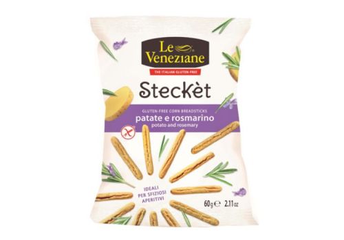 Le Veneziane steckèt patate e rosmarino senza glutine 60 grammi