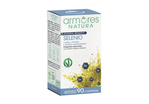 Armores Natura Mineral Benefic Selenio integratore per capelli unghie e sistema immunitario 90 compresse