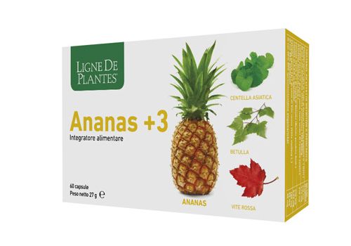 Ananas +3 integratore ad azione drenante 60 capsule