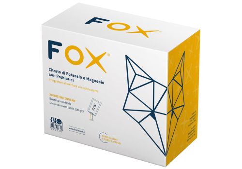 Fox integratore a base di sali minerali con probiotici 20 bustine duocam