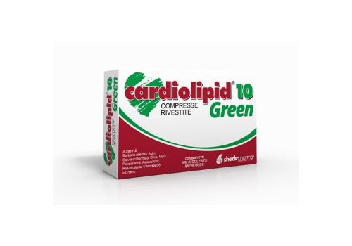 Cardiolipid 10 Green Integratore per il benessere cardiovascolare 30 compresse
