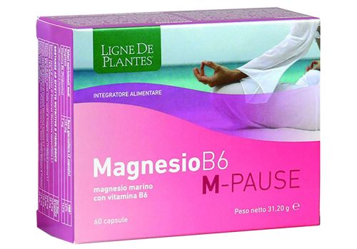 Magnesio B6 M-Pause integratore per menopausa e rilassamento 60 capsule