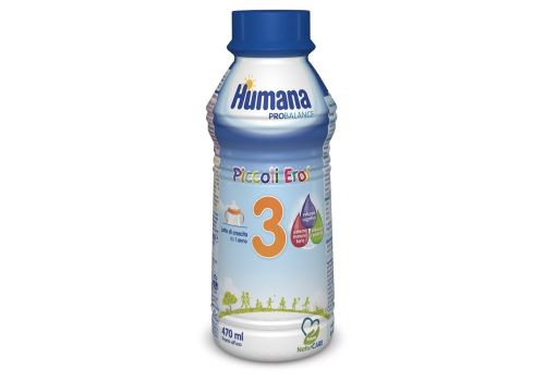 Humana 3 Probalance Piccoli Eroi latte di crescita da 1 anno 470ml