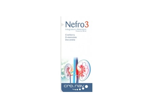 Nefro 3 integratore per l'apparato urinario soluzione orale 200ml