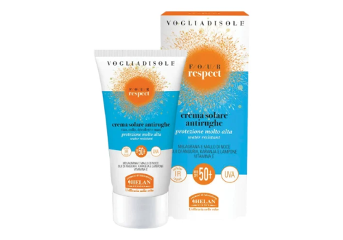 Helan voglia di sole four respect spf 50+ crema solare antirughe per il viso 50ml
