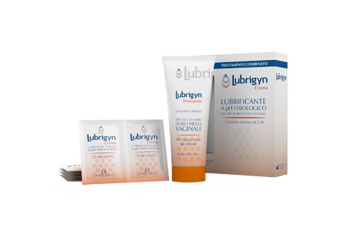 LUBRIGYN KIT CREMA 12BSTx2ML+DETERGENTE 100ML