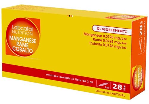 Labcatal Nutrition manganese rame e cobalto 28 fiale bevibili 2ml