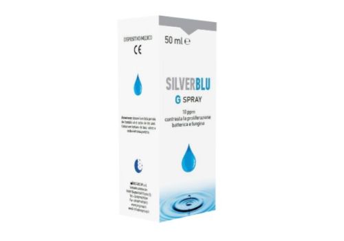 Silver blu g spray antiatterico e antifungino 50ml