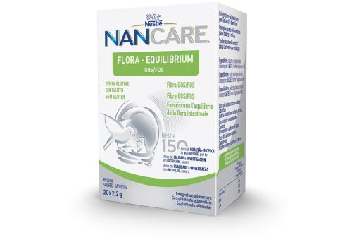Nancare Flora integratore per l'equilibrio della flora intestinale 20 bustine