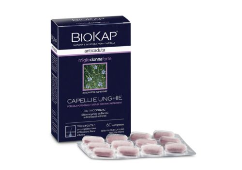BIOKAP MIGLIO DONNA FORTE CAPELLI E UNGHIE 60CPR