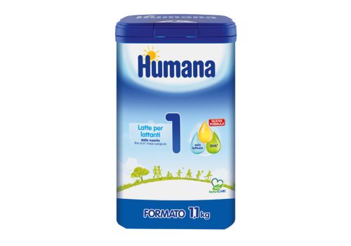 HUMANA 1 LATTE IN POLVERE 1100G