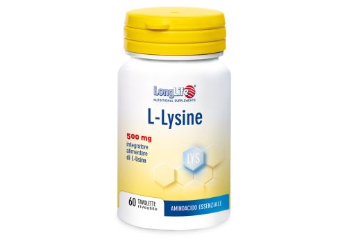 LongLife L-Lysine 500mg integratore energizzante 60 tavolette