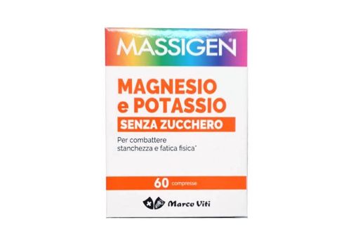 MASSIGEN MAGNESIO E POTASSIO SENZA ZUCCHERO 60CPR
