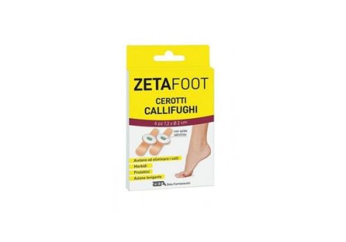 Zeta Foot cerotti callifughi con disco centrale 6 pezzi