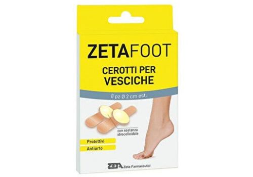 Zeta Foot cerotti per vesciche con sostanza idrocolloidale 6 pezzi