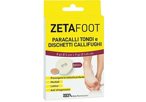 Zeta Foot paracalli tondi + dischetti callifughi 8 + 9 pezzi