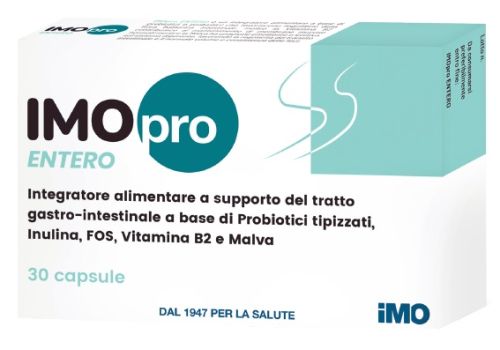 Imopro Entero integratore per il benessere intestinale con probiotici 30 capsule