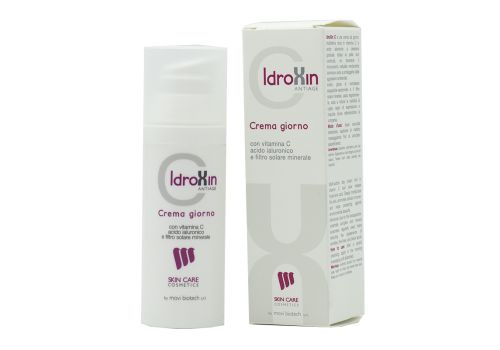 Idroxin C antiage crema giorno con vitamina C acido ialuronico e filtro solare minerale 50ml