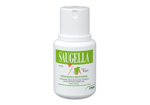 Saugella You Fresh ph 4,5 freschezza e idratazione detergente intimo 100ml
