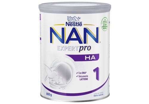 Nan ExpertPro HA 1 latte per lattanti dalla nascita 800 grammi