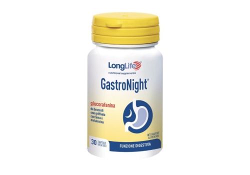 Longlife Gastronight integratore per il benessere gastro-intestinale 30 capsule