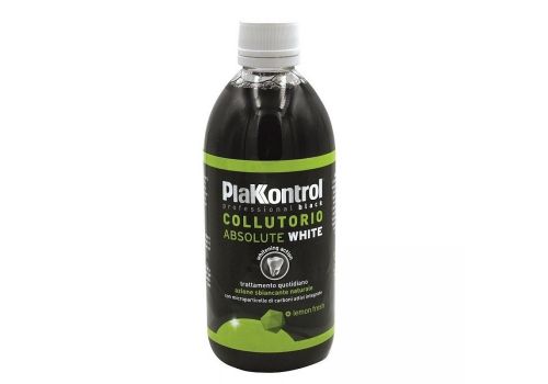 Plakkontrol absolut white collutorio azione sbiancante 500ml