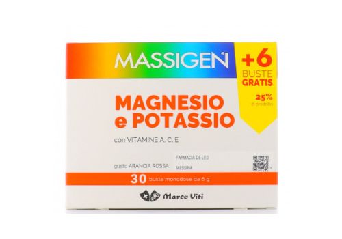 MASSIGEN MAGNESIO E POTASSIO 24 + 6 BUSTINE