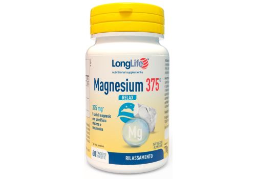 Magnesium 375 relax integratore per il rilassamento 60 tavolette