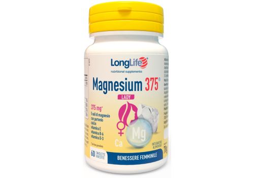 Magnesium 375 Lady integratore per il benessere femminile 60 tavolette