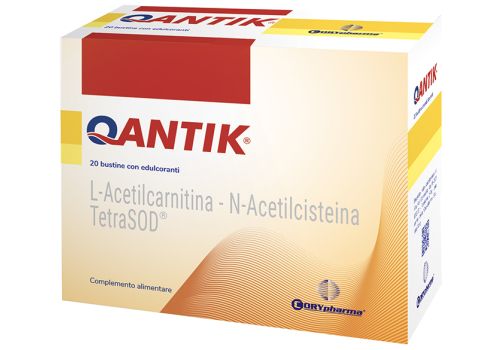 Qantik integratore per contrastare la stanchezza durante lo sforzo fisico 20 bustine