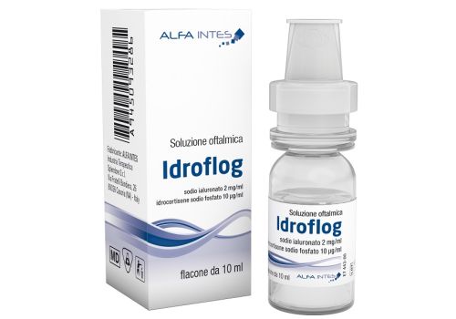 Idroflog soluzione oftalmica protettiva e antinfiammatoria 10ml