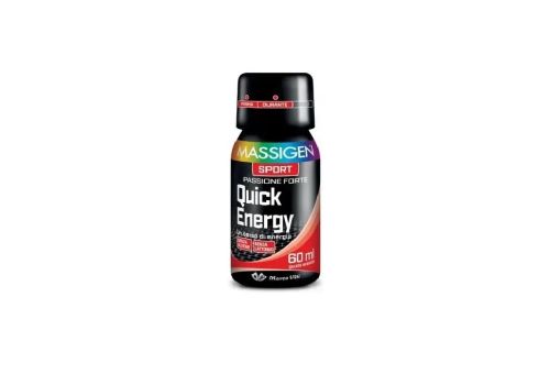 Massigen Sport Quick Energy tonico ed energizzante gusto arancia 60ml
