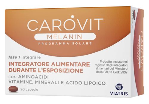 CAROVIT MELANIN SOLARE 20 CAPSULE