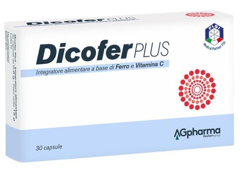 Dicofer Plus integratore di ferro e vitamina C 30 capsule