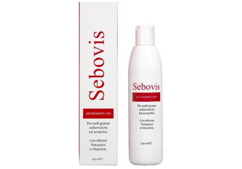 Sebovis detergente viso purificante per pelli grasse seborroiche e acneiche 250ml
