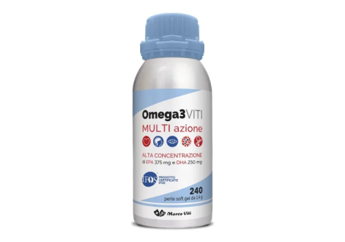 Marco Viti Omega 3 integratore per cuore e cervello e vista 240 perle