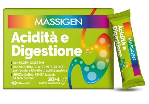 Massigen Acidità e Digestione 24 bustine orosolubili