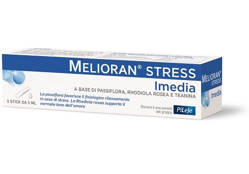 Melioran Stressimedia integratore per combattere lo stress e favorire il rilassamento 5 stick