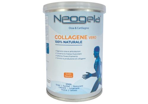 Neogela Collagene Vero 100% Naturale integratore per ossa e cartilagini polvere orale 150 grammi