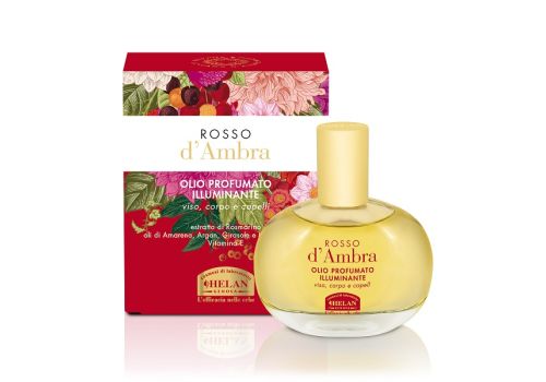 Helan Rosso d’Ambra olio profumato illuminante per viso corpo e capelli 50ml