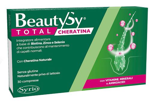 Beauty-Sy Total Cheratina integratore per il benessere dei capelli 30 compresse