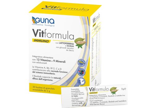 Vitformula Immuno integratore per le difese immunitarie 30 stick orosolubili