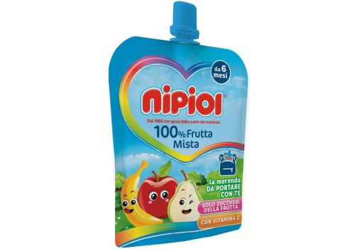 Nipiol Purea Pouch frutta mista 85 grammi