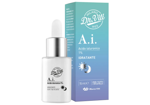 Dr. Viti A.i. Acido Ialuronico 1% booster idratante per tutti i tipi di pelle 15ml